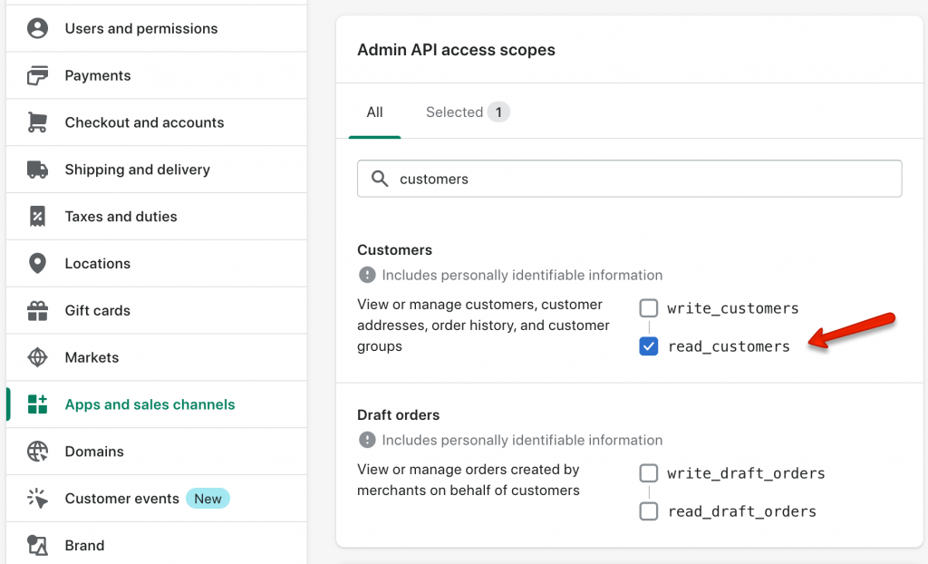 shopify rfmcube integration 3